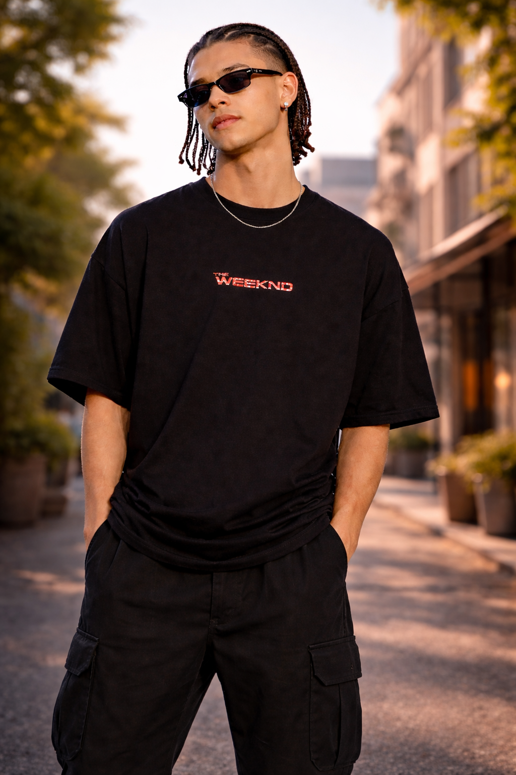 The Weekend – Black Oversized T-Shirt